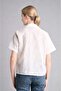 100% Cotton Regular Fit Shirt with Collar Brode Short Sleeve Shirt H5865Ax26Hs - 6