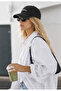 ''Timeless'' Written Unisex Embroidered Adjustable Hat - Black