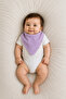 Organic 3-Piece Snap-On Baby Girl Bib Set - 4