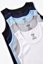 Premium Boys' 5-Piece 100% Cotton Undershirts with Gift Box and High-Quality Children's Underwear with Breathable Texture - 4