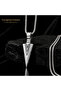 Stainless Steel Arrow Spear Steel Arrowhead Pendant