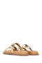 Women's Beige Stone Slippers 26Sfe450318 - 5