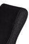 Women's Black Stone Filled Heeled Fabric Slippers 26Sfe49866F - 8