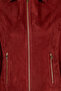 Lara Women's Burgundy Short Suede Leather Jacket 26Sge588110 - 5