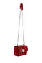 Women's Red Long Strap Quilted Mini Crossbody Bag 26Sbd2481Kp - 6