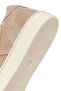 Women's Beige Lace-Up Thick Sole Suede Leather Sneaker 26Pfd511110 - 8