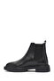 Men's Black Leather Casual Chelsea Boots 24Wfd620418 - 2