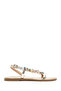 Women's Gold Ankle Buckle Stone Sandals 26Sfd440614