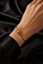 Stainless Steel Gold Clasp Steel Bracelet