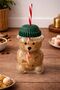 - Glass with Teddy Bear Figure - 500 ml - 2