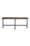 Rasario Coffee Table Melamine - Walnut & Black - 4