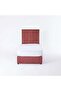 POLINA SINGLE BED VELVET PINK 90X200 CM - 2