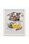 Disney Cars Duo Canvas Framed Wall Art 50x40x2cm-yellow - 4