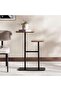 Tower 2 Tier End Table Wood - Natural & Black - 2