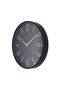 Haaris Wall Clock Dia 30.6cm - Black - 3