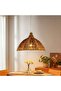 Ecoluxe Hand Made Jute Pendant Lamp Dia 95x55cm - Natural - 2