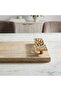 Mizan Metal Rectangle Tray 42x21x5cm - Gold - 2