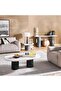 Caroline End Table Marble - White Black - 5