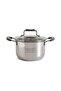 Casa Stainless Steel Cooking Pot With Lid Dia20cm -Chrome - 4