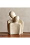 Naim Polyresin Man Woman Decor Figurine 18x9x24.5cm - Beige - 3