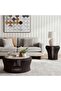 Versa End Table Marble - Walnut - 4
