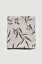 Leaf Patterned Shawl - Beige - 2
