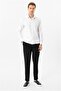 Angular Cuff Slim Plain Shirt - 3