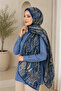 Retro Patterned Hijab Shawl - 2