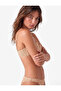 Textured Plaid Strapless Bandeau Bikini Top - 3