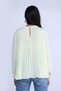 Pleated Long-Sleeve Top - 2