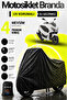 Motorcycle Tarpaulin Mondial Strada Black Waterproof and Durable (Thickest) Cloth Lifetime Use
