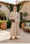 Oversize Jacket and Form Skirt Set Daily & Special Combination Beige - 6