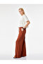 Textured Wide-Leg Pants with Pocket and Tie Detail - 2