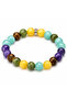 Lucky Bracelet, Success, Blessings, Energy Evil Eye Bracelet Natural Stone Christmas Gift - 5