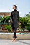 Premium Women's Plus Size Zippered Flexible Parachute Quick-Drying Fabric Hijab Swimsuit - 2