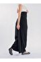 Modal Blend Fine Weave High Waist Loose Fit Women's Pants - 3