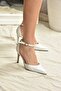 White Heeled Women's Shoes K404010709 - 4