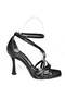 S569815309 Black Thin Heeled Women's Evening Dress Shoes - 7