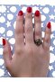 Natural Stone Labradorite Natural Stone Antique Model Women's Adjustable Ring Euy78Lbt - 3