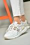 S973017604 White/Mink Fabric Sports Shoes Sneakers - 2