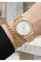 Women's Silver Color Steel Case Round Dial Analog Wrist Watch - Elegant and Stylish Design, Water Resistant