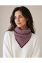 Herringbone Patterned Knitwear Scarf - 2