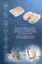 Visco Orthopedic Sitting and Lumbar Support Cushion Set, Back Pillow and Coccyx Cushion - 5