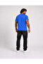 Men's Oversize Crew Neck T-Shirt Strong 26131 Cobalt Blue - 2