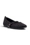 Crystal Stone Daily Women's Suede Ballet Flats - 3