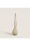Yara Curved Glass Vase Set Gray 14cm Natural