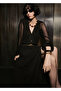 Puff Sleeve Chiffon Dress