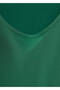 Low-Cut Neckline Satin Dress - 7