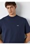 M0612216 Printed T-Shirt Men's T-Shirt Dark Blue - 3
