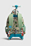 My Polo 2075 Children's Orthopedic Backpack with Roller Green - 6
